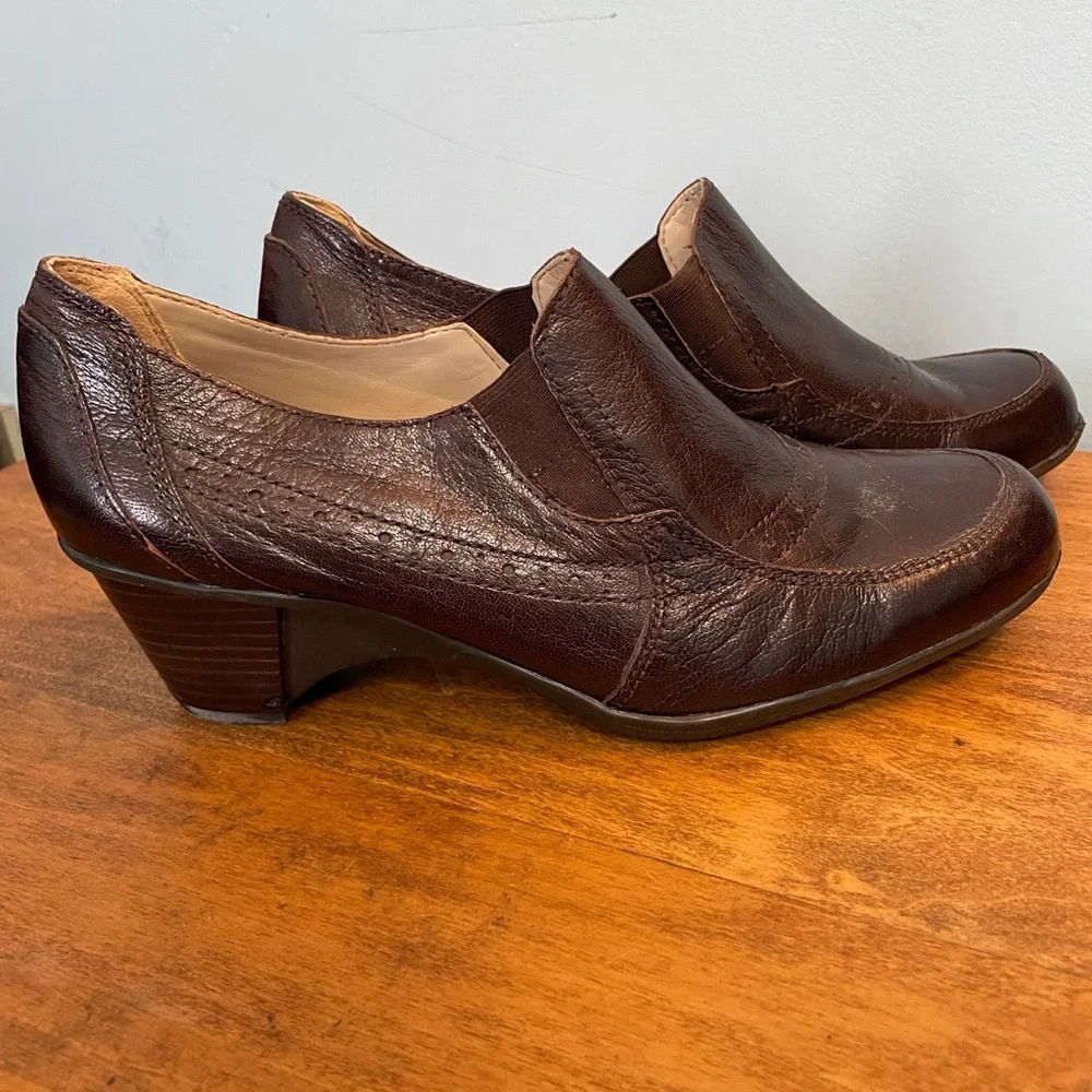 Naturalizer Brown Stretch Shoes Size 10W